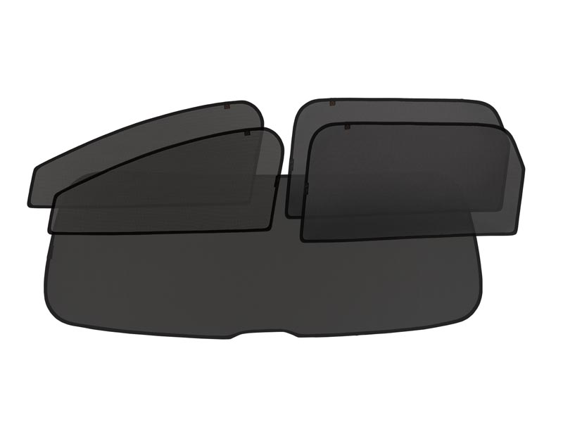  Каркасные автомобильные шторки - Chevrolet Tracker (3) (Trax) (2013-наст.время) Внедорожник 5 дв. Полный комплект из 5 экранов STANDART