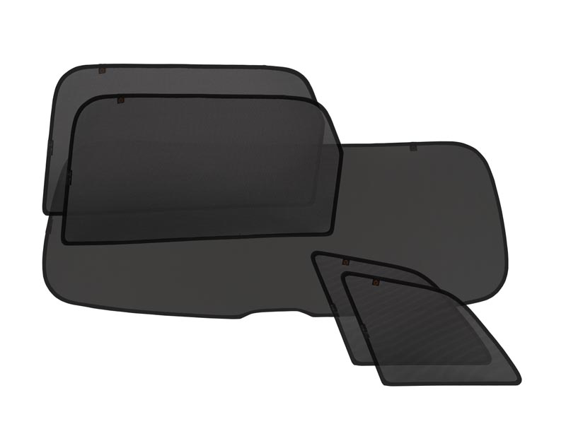  Каркасные автомобильные шторки - Lexus RX (3) (2008-2015) Внедорожник 5 дв. Комплект на заднюю полусферу из 5 экранов STANDART