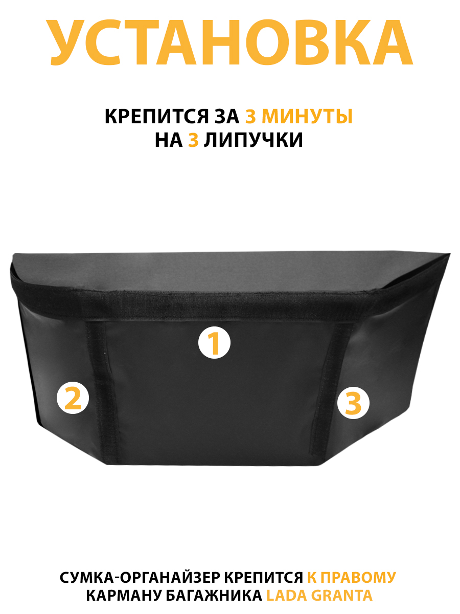  Органайзеры в багажник - Подвесной органайзер для Lada Granta  - фото
