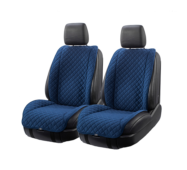 Широкие тёмно-синие накидки с широкой спинкой на передние сиденья